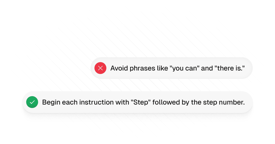 Articles written your way interface