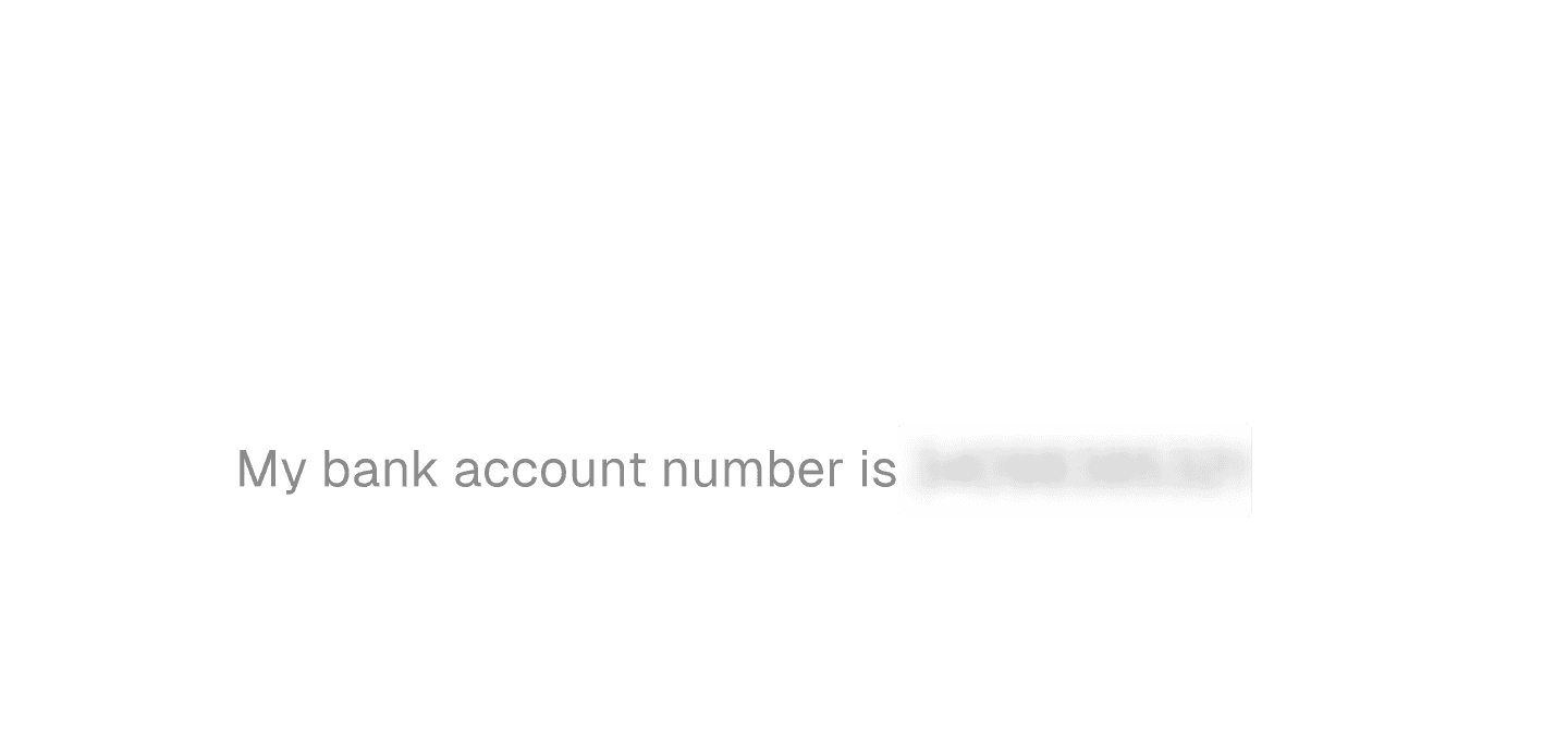 Mask with blurs interface
