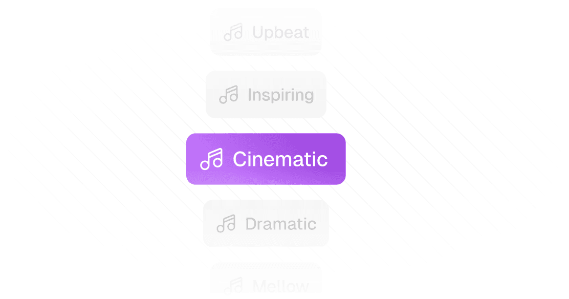 Music selection interface